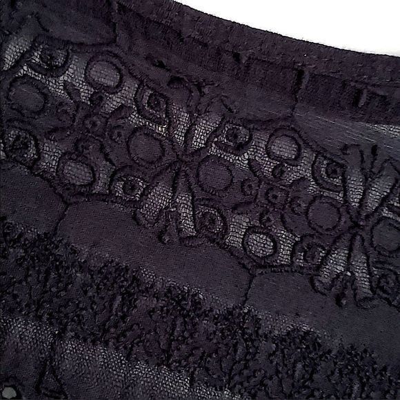 NEW Oversized Free PeopleBlackParisian Nights Blouse SZ XS (fits to M) NWT - Picture 7 of 12